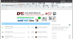 Desktop Screenshot of foroelectricidad.com